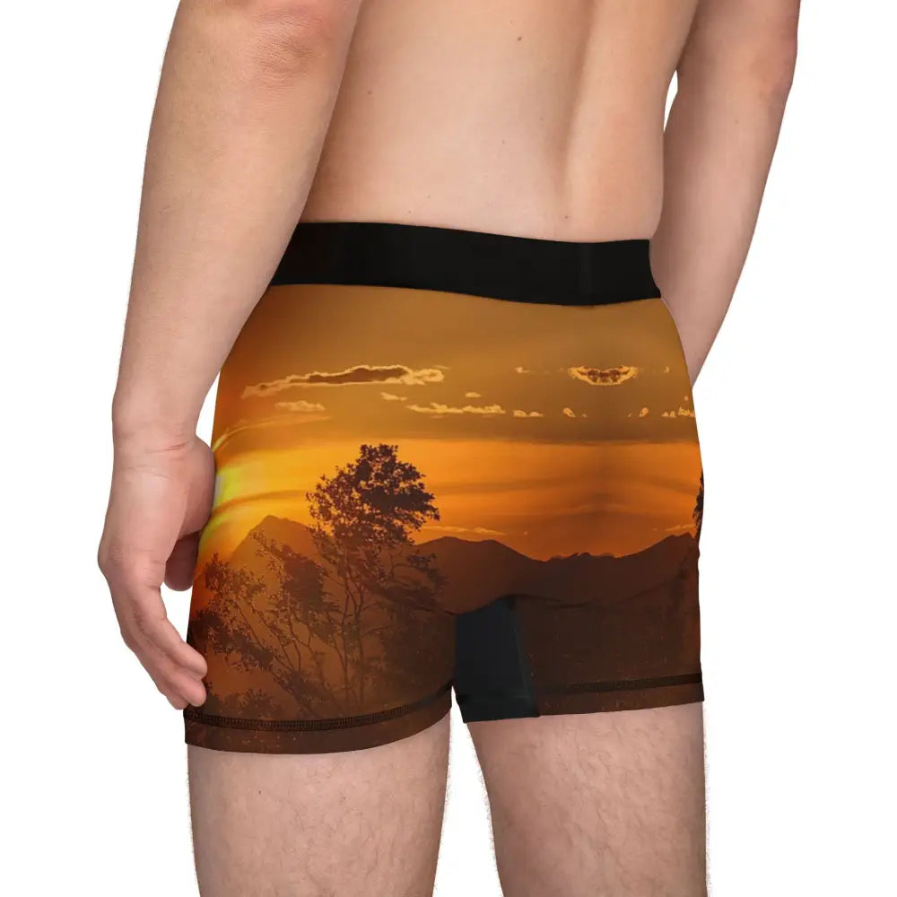 Desert Glow Men’s Designer Boxer Briefs - All Over Prints
