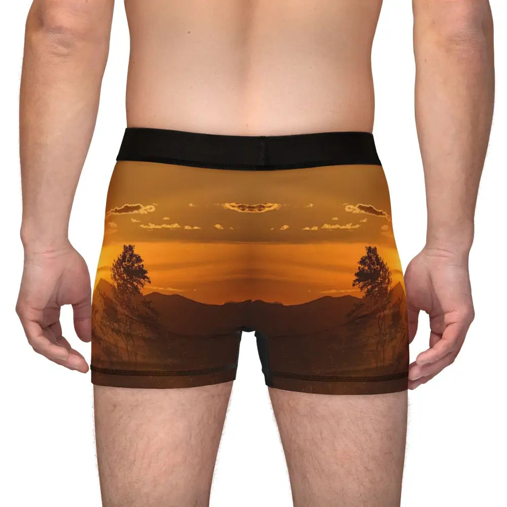 Desert Glow Men’s Designer Boxer Briefs - All Over Prints