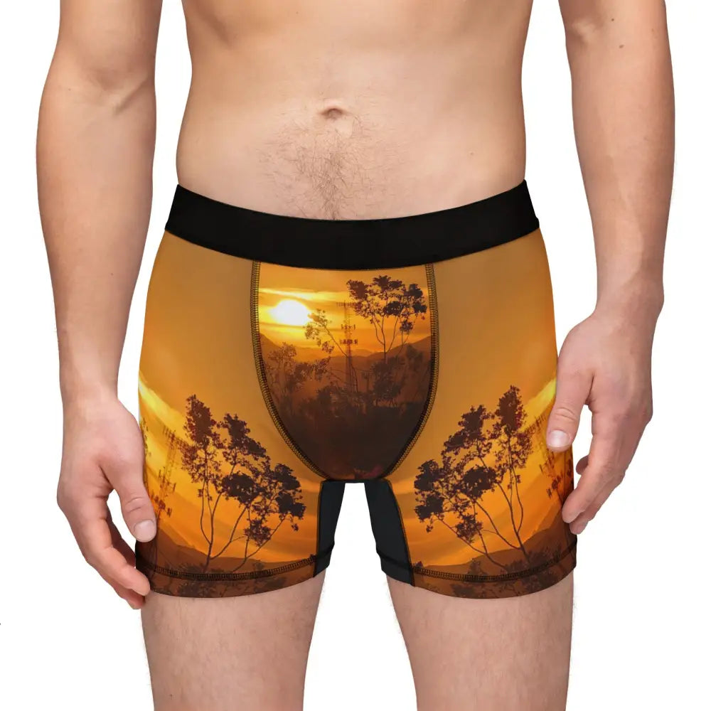 Desert Glow Men’s Designer Boxer Briefs - All Over Prints