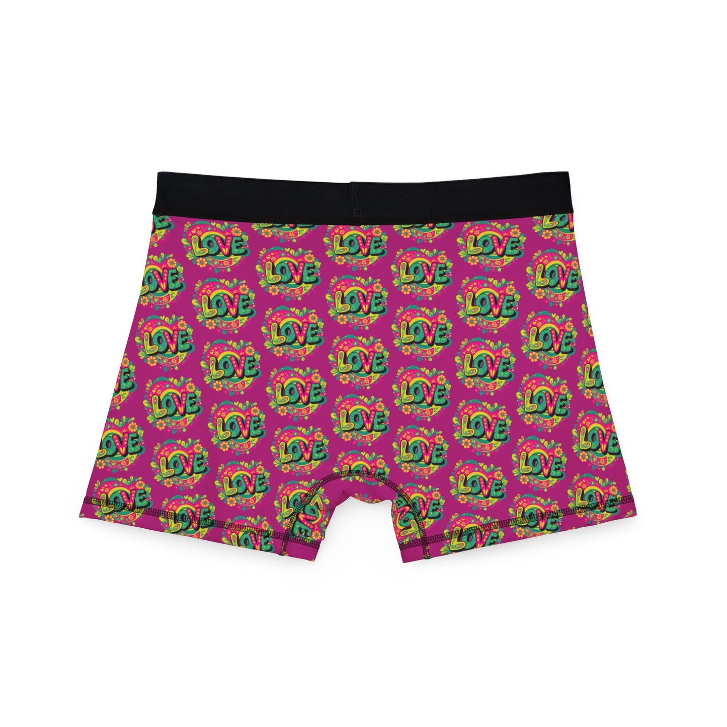 Electric Bloom Love Boxer Briefs All Over Prints