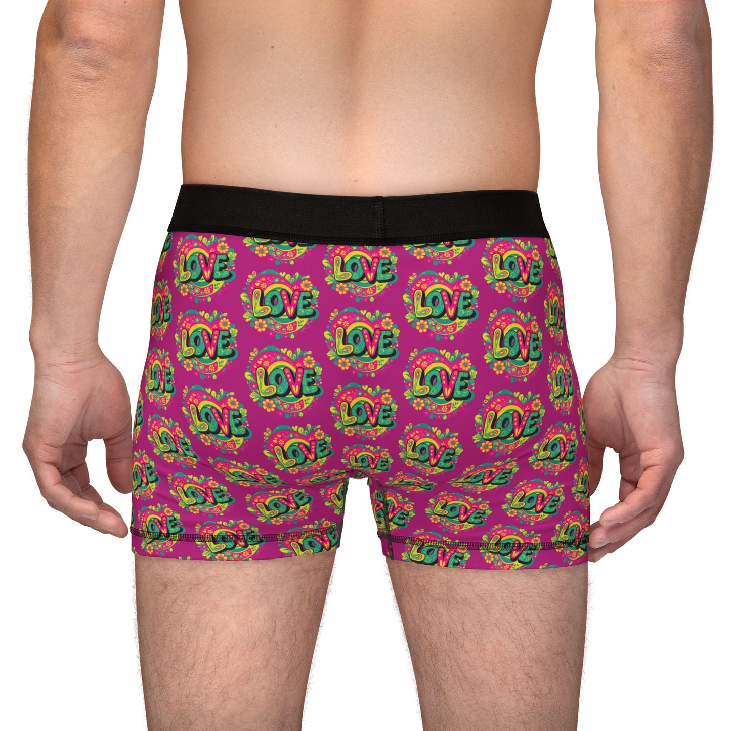 Electric Bloom Love Boxer Briefs All Over Prints