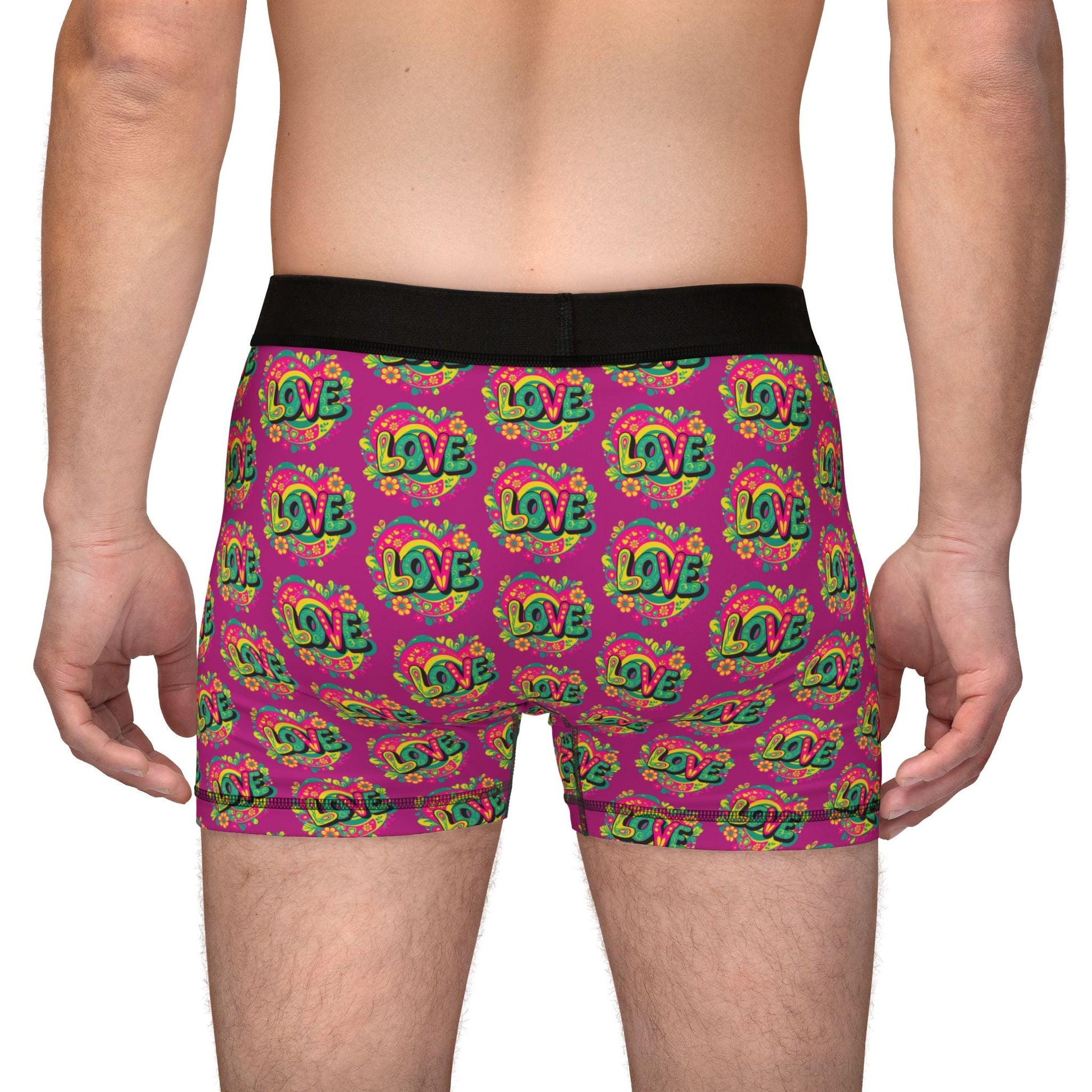 Electric Bloom Love Boxer Briefs All Over Prints