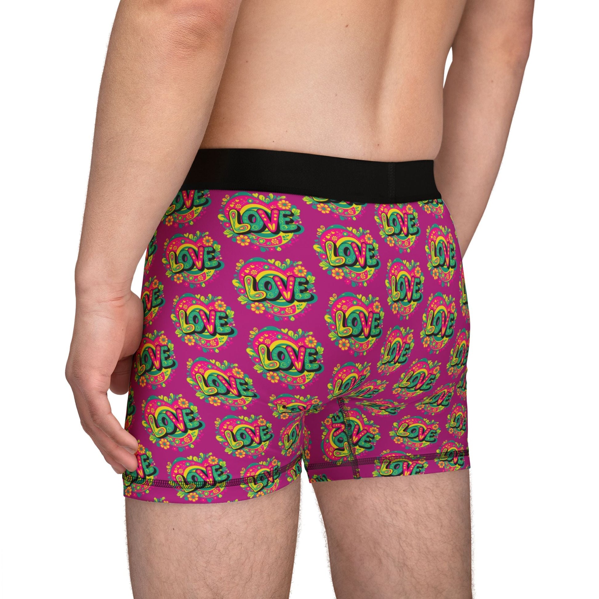 Electric Bloom Love Boxer Briefs All Over Prints