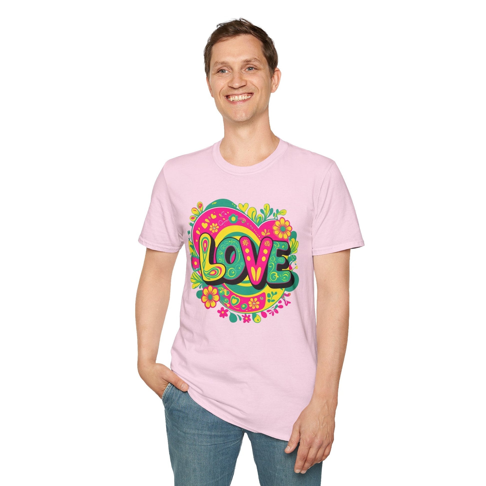 Electric Bloom Love Tee T Shirt
