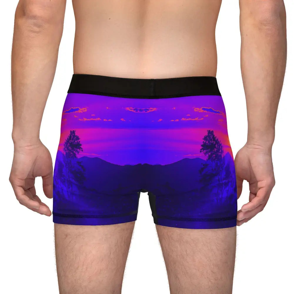 ’Electric Desert’ Technicolor Men’s Boxer Briefs - All Over Prints