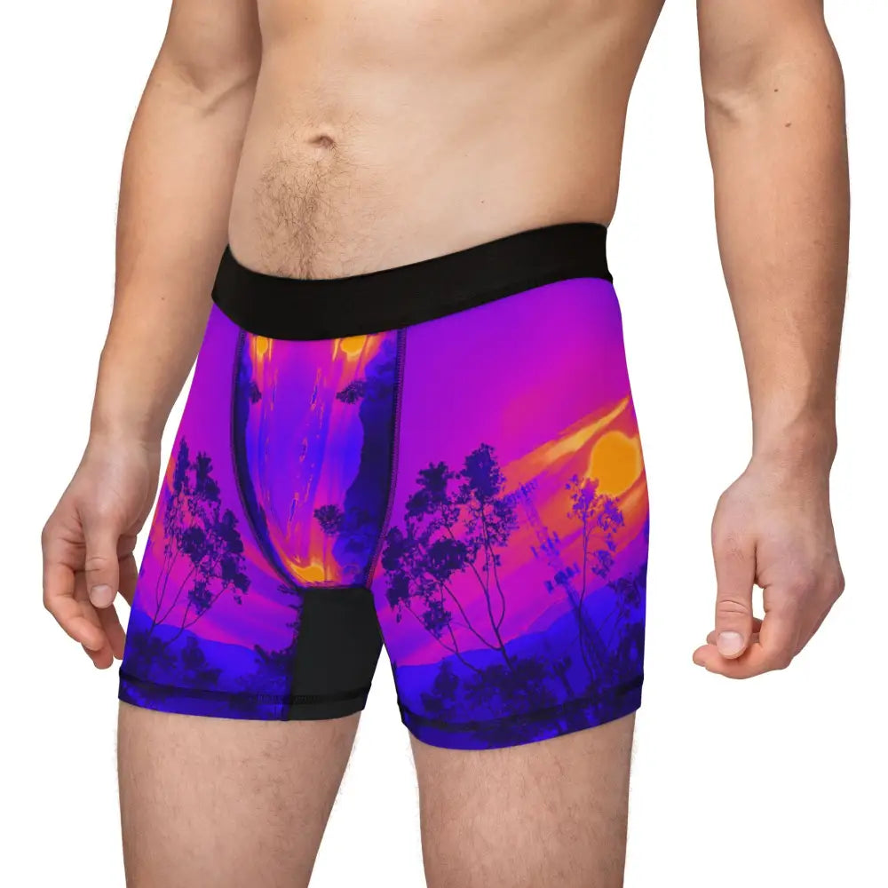 ’Electric Desert’ Technicolor Men’s Boxer Briefs - All Over Prints