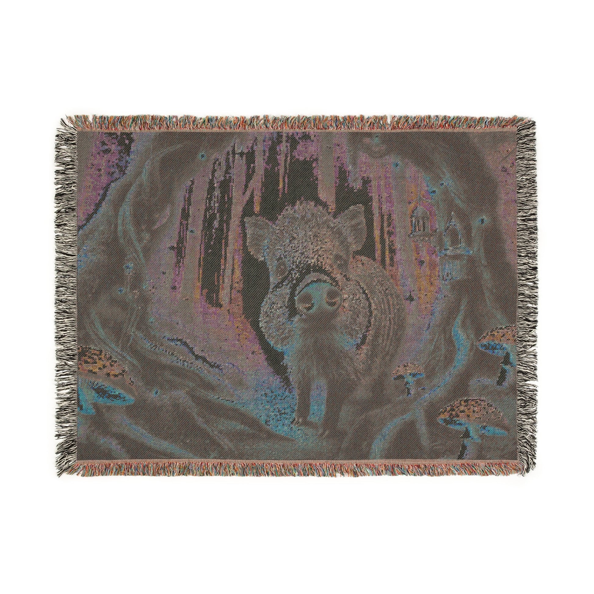 Enchanted Piglet – Woven Blanket Photo / 80’’ × 60’’ Home Decor