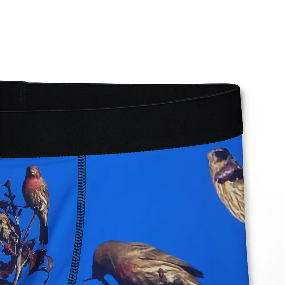 Finch-credible Boxers: ’Morning Perch’ Men’s Designer Underwear - All Over Prints
