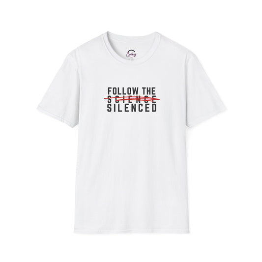 Follow The Silenced Conspiracy T Shirt | Bold Statement Tee S / White T Shirt