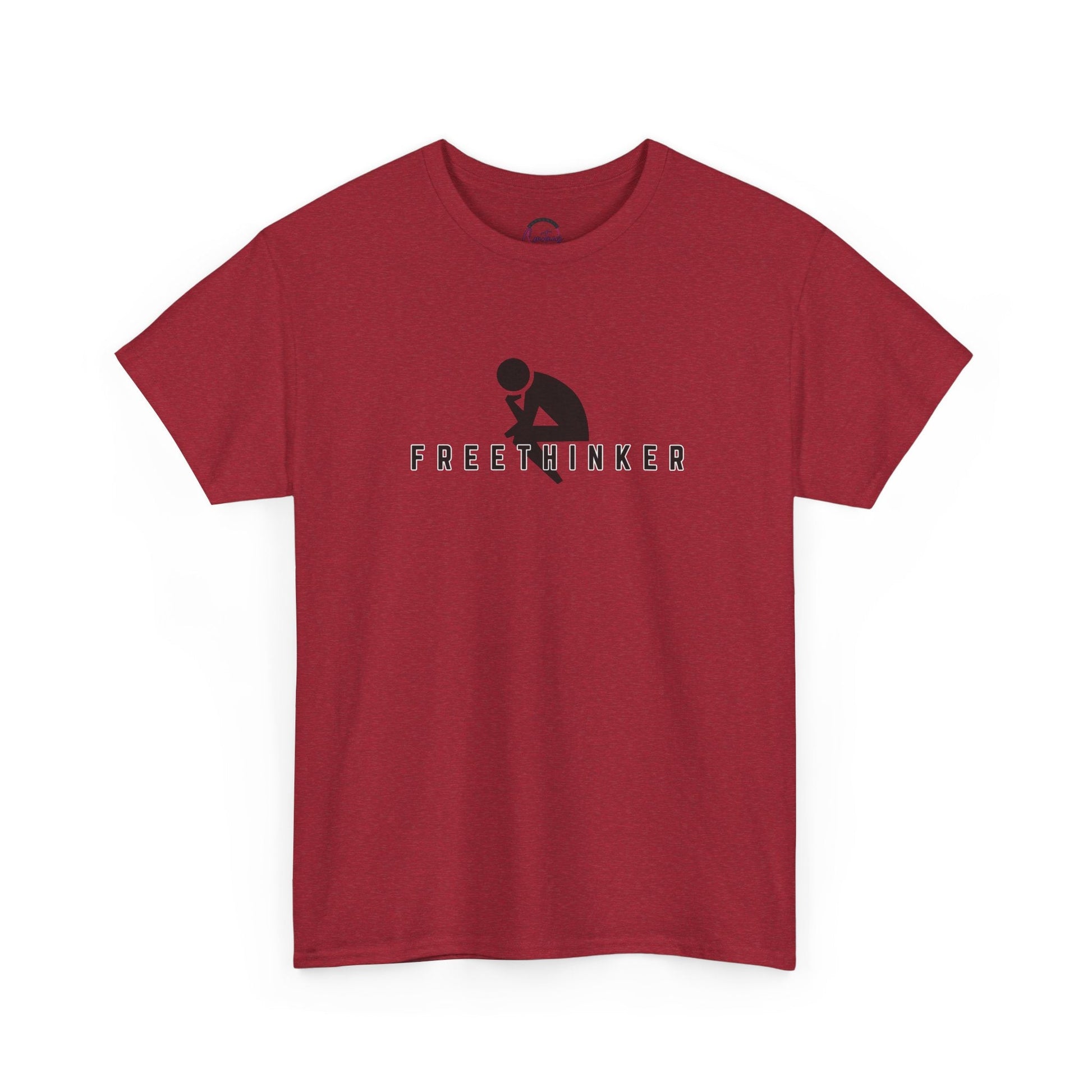 Freethinker TShirt (version 3) | Bold and Empowering Shirt Antique Cherry Red / S T Shirt