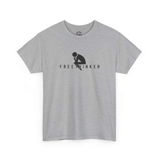 Freethinker TShirt (version 3) | Bold and Empowering Shirt - Sport Grey / S - T-Shirt