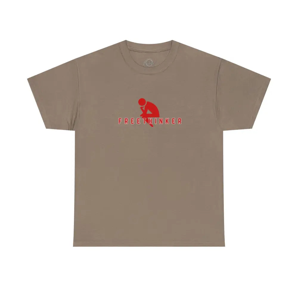 Freethinker Tshirt (Version 4) | Bold and Empowering - Brown Savana / S - T-Shirt