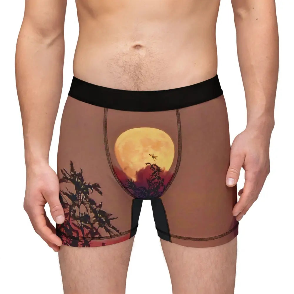 ’Full Monty Moon Rise’ Designer Boxer Briefs - All Over Prints