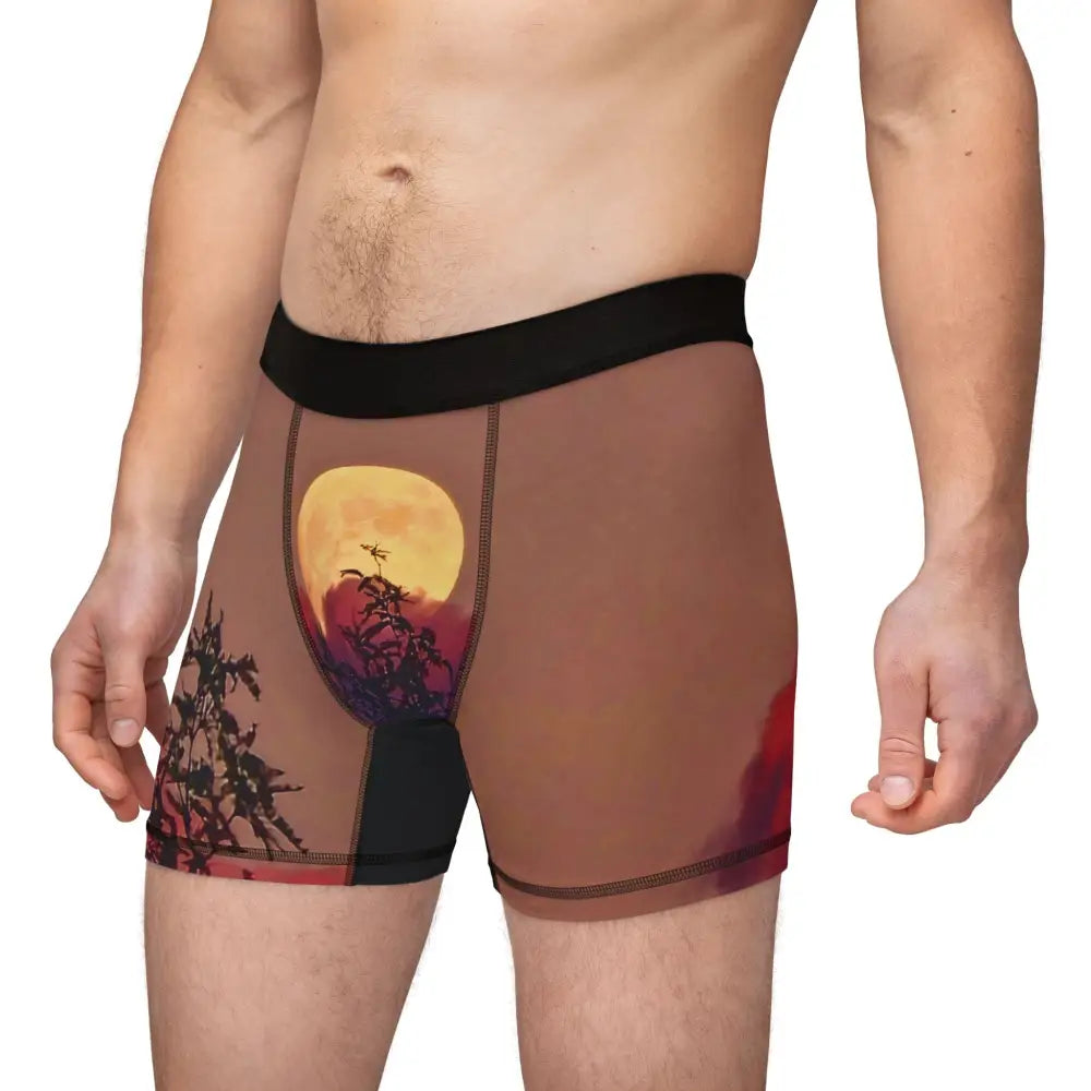 ’Full Monty Moon Rise’ Designer Boxer Briefs - All Over Prints