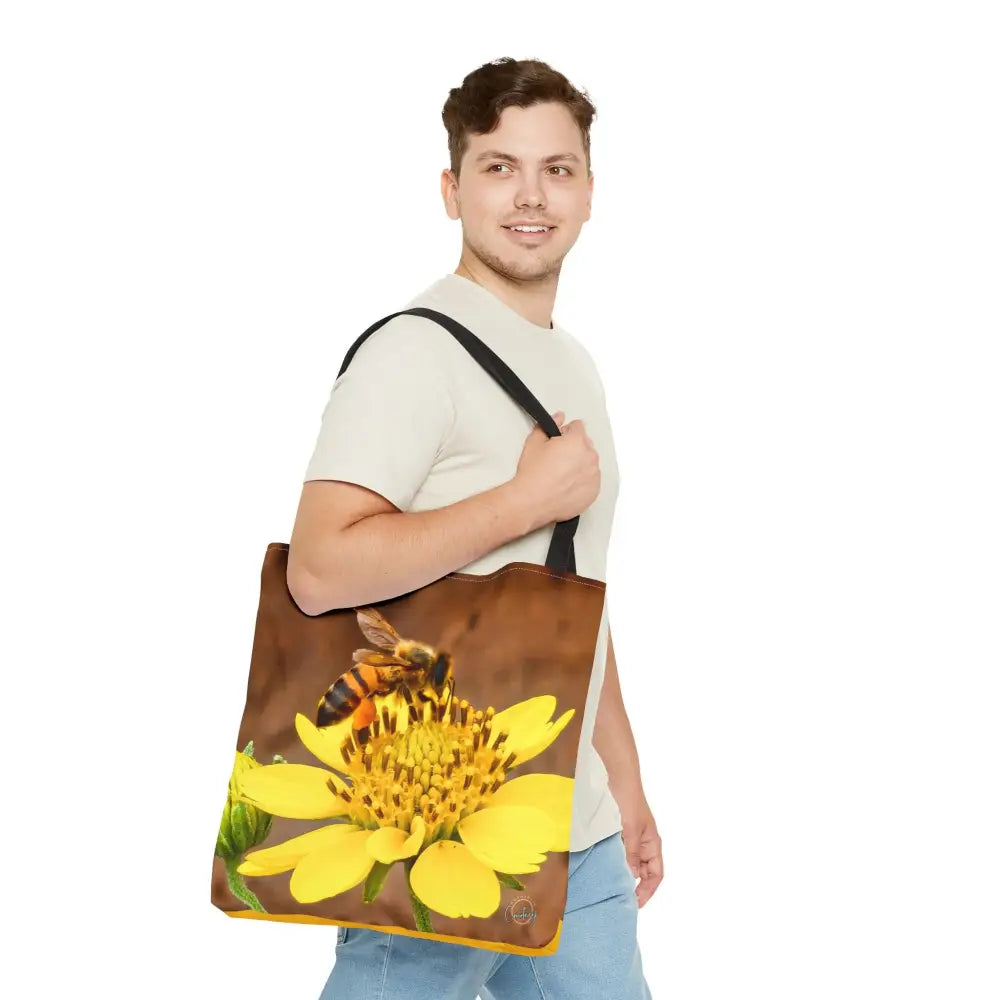 Golden Nectar Tote Bag - Original Photography Tote Bag - Bags