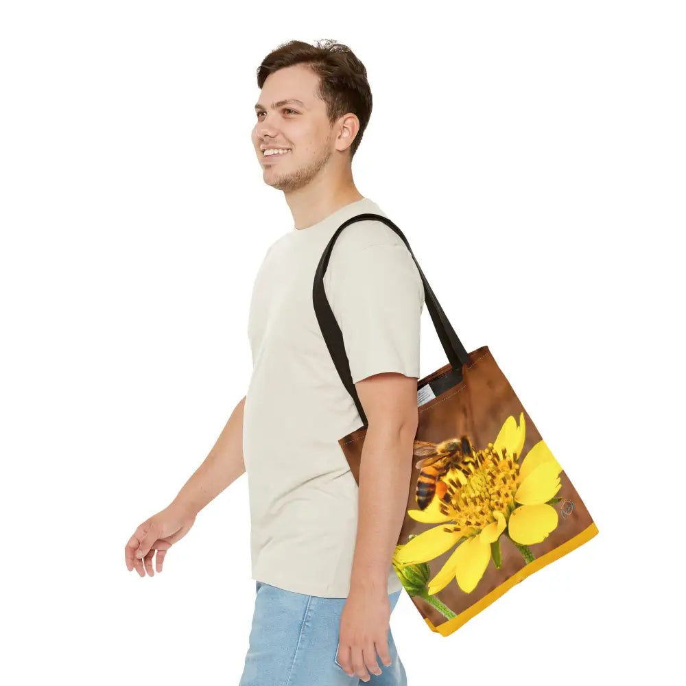 Golden Nectar Tote Bag - Original Photography Tote Bag - Bags