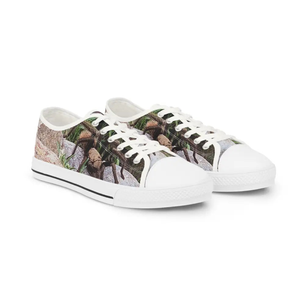 ’Hairy Spider ’ Men’s Low Top Sneakers - US 5 / White sole - Shoes