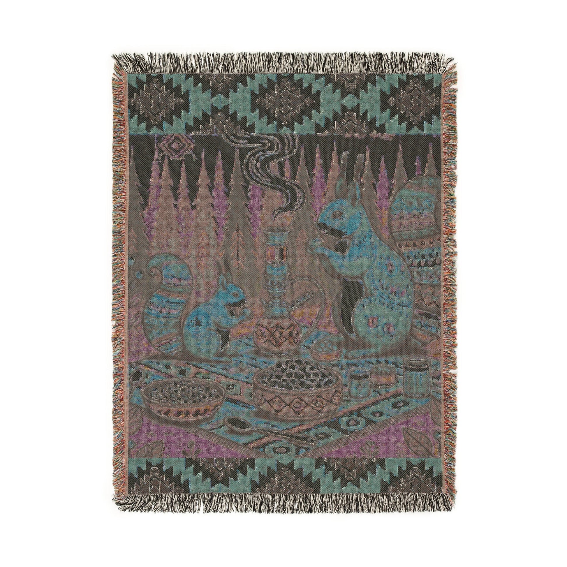 High in the Pines – Woven Blanket Home Decor