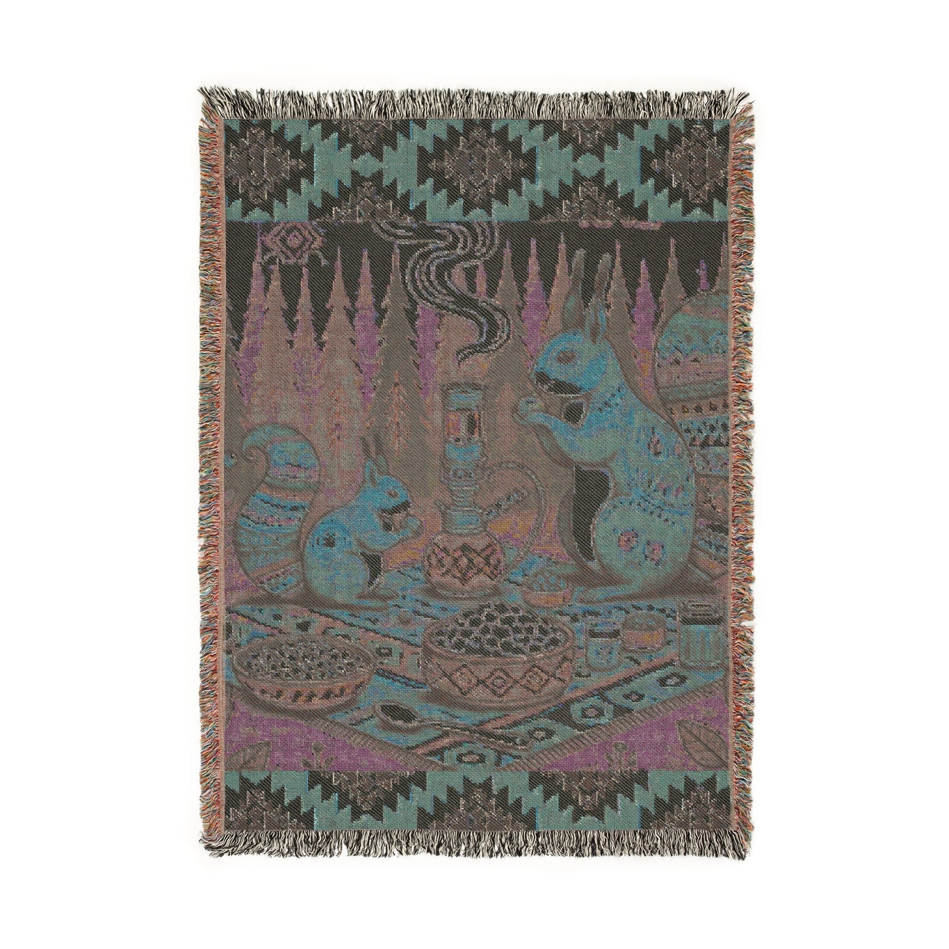High in the Pines – Woven Blanket Home Decor