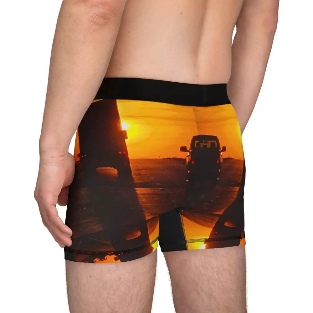 ’Highway Haulin’ Men’s Boxers: Unleash the Power of the Open Road - All Over Prints