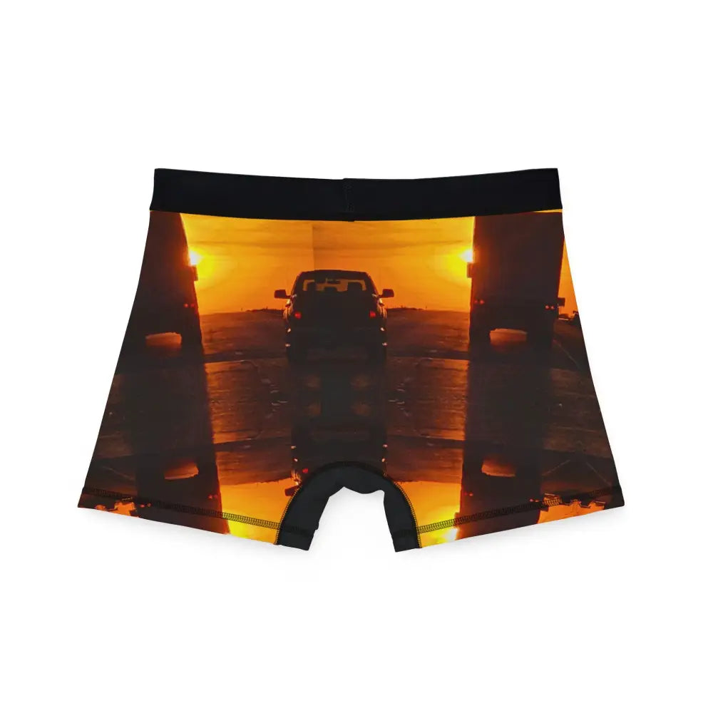 ’Highway Haulin’ Men’s Boxers: Unleash the Power of the Open Road - All Over Prints