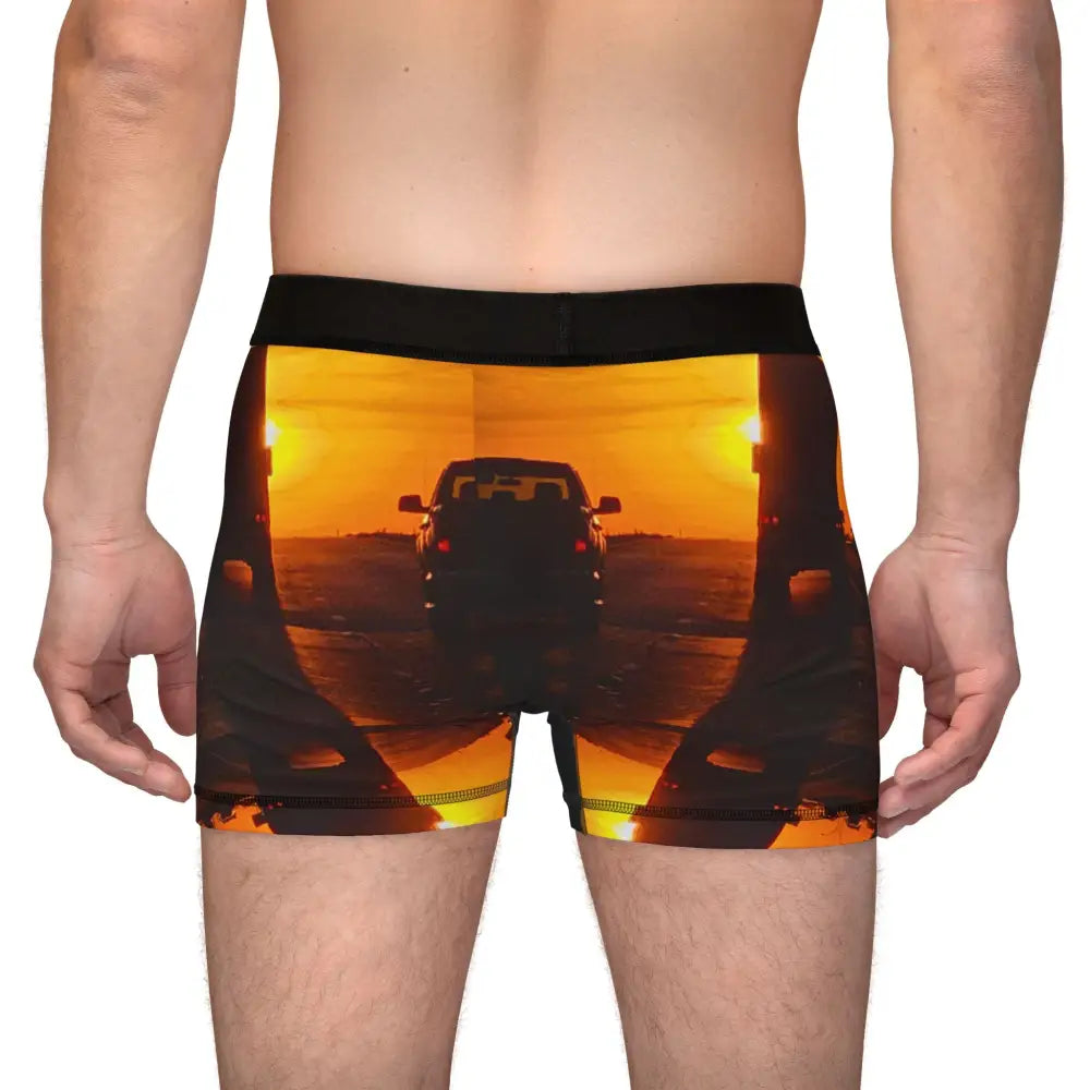 ’Highway Haulin’ Men’s Boxers: Unleash the Power of the Open Road - All Over Prints