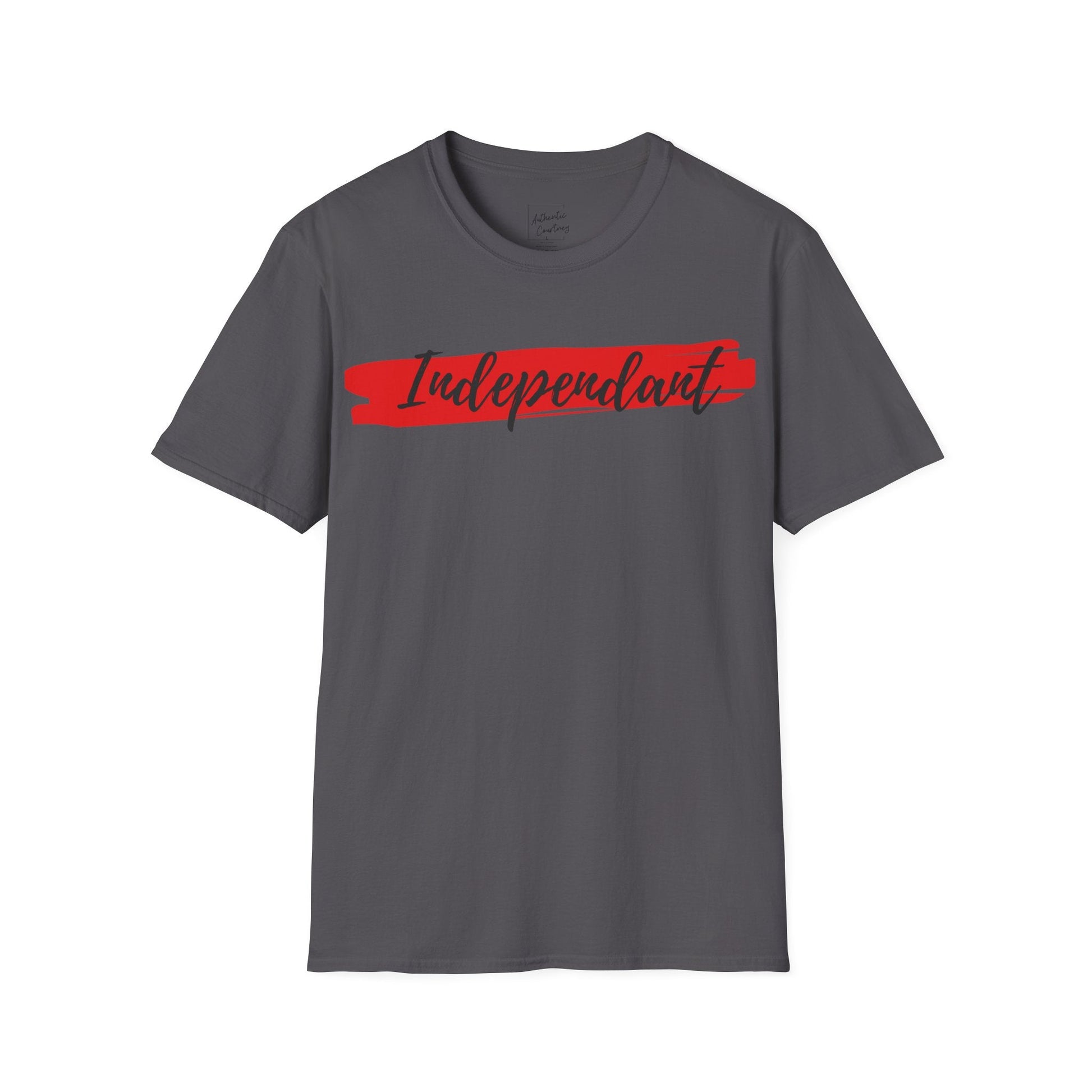 Independant Tee Shirt |Independent | Independant Independent motivational T Shirt Charcoal / S T Shirt