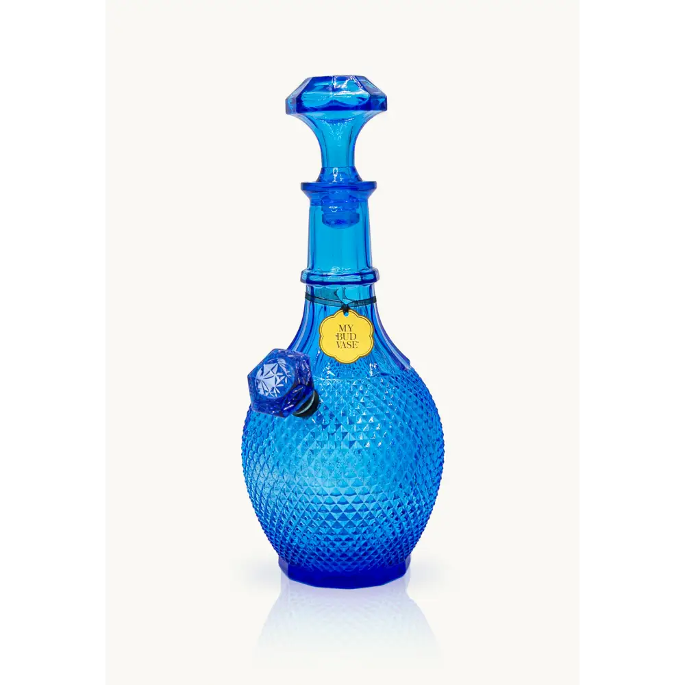 Jewel Vase Bong - Sapphire - Bud Vase