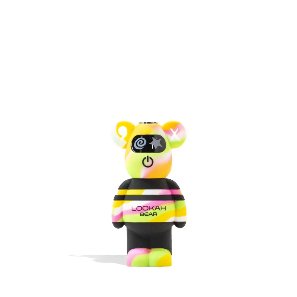 Lookah Bear Limited Edition Cartridge Vaporizer - Yellow Tiedye - Cartridge Vaporizers