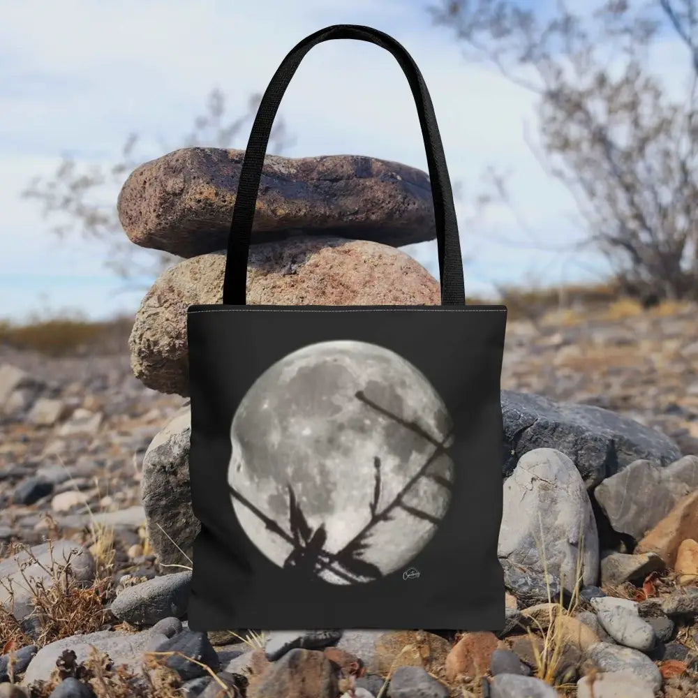 Lunar Botanica: Silver Crossing Tote Bag
