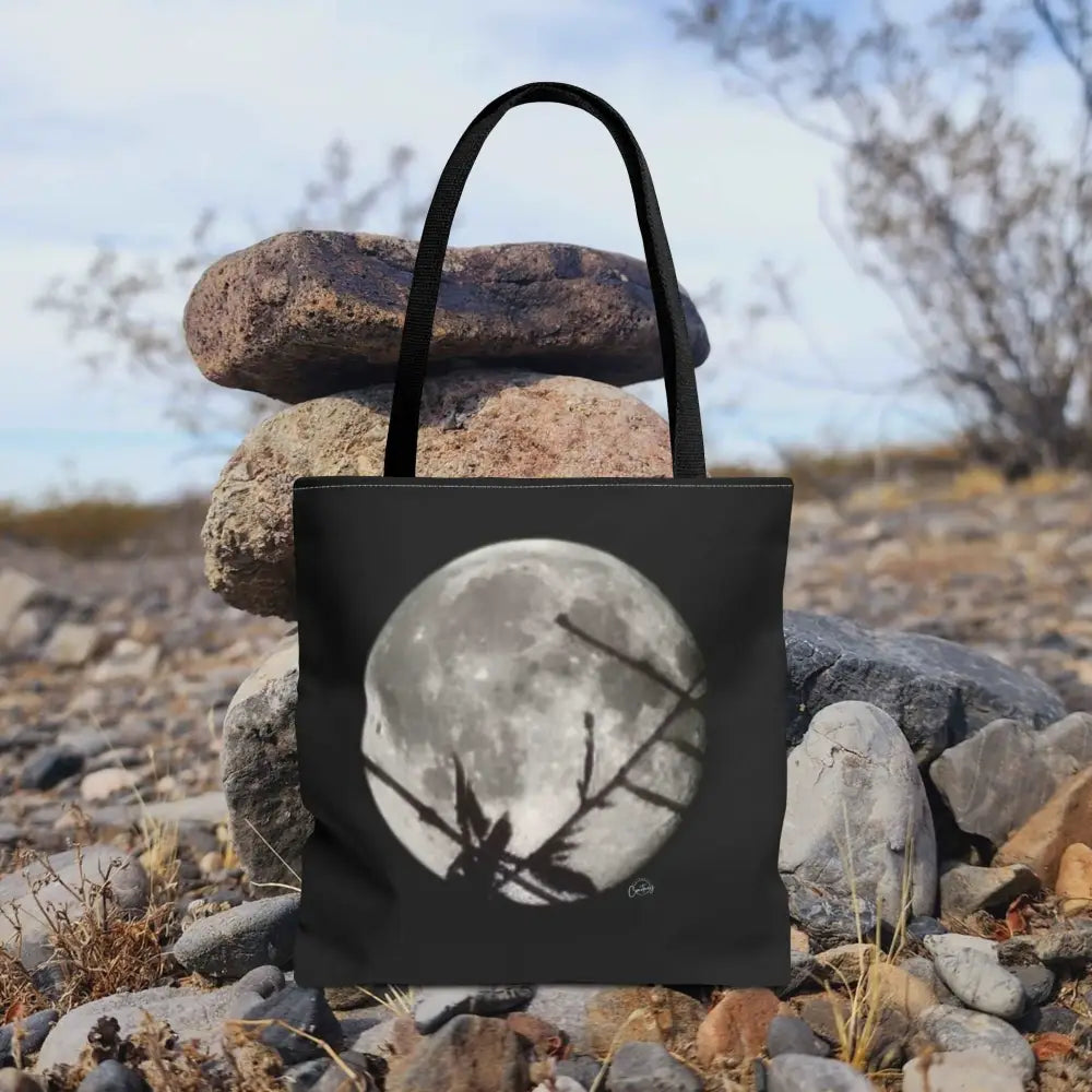 Lunar Botanica: Silver Crossing Tote Bag