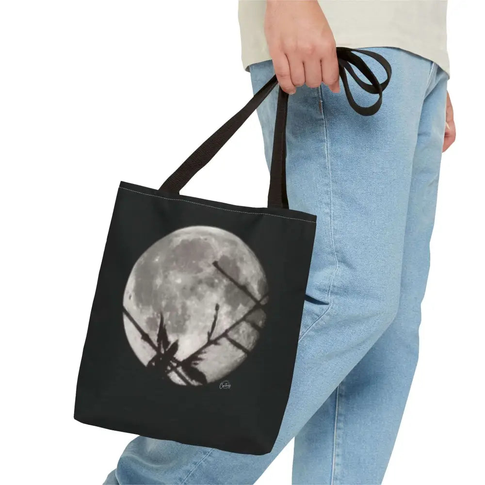Lunar Botanica: Silver Crossing Tote Bag