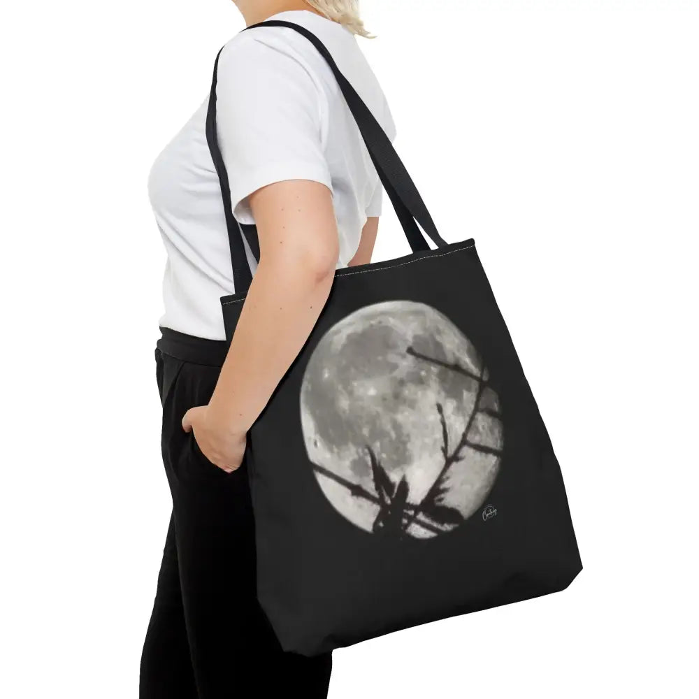 Lunar Botanica: Silver Crossing Tote Bag - Bags