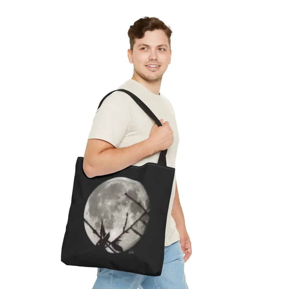 Lunar Botanica: Silver Crossing Tote Bag - Bags