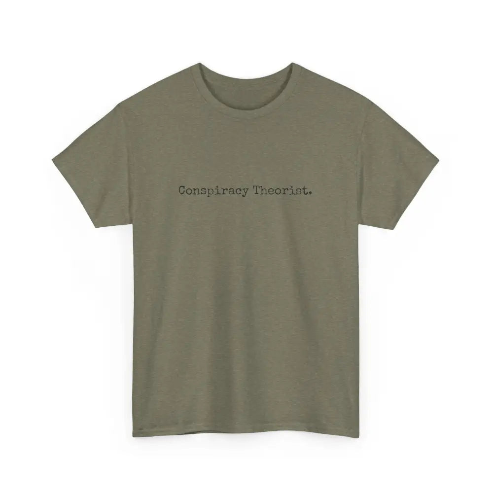 Minimalist Conspiracy Theorist T-Shirt | Courier Font Tee - T-Shirt