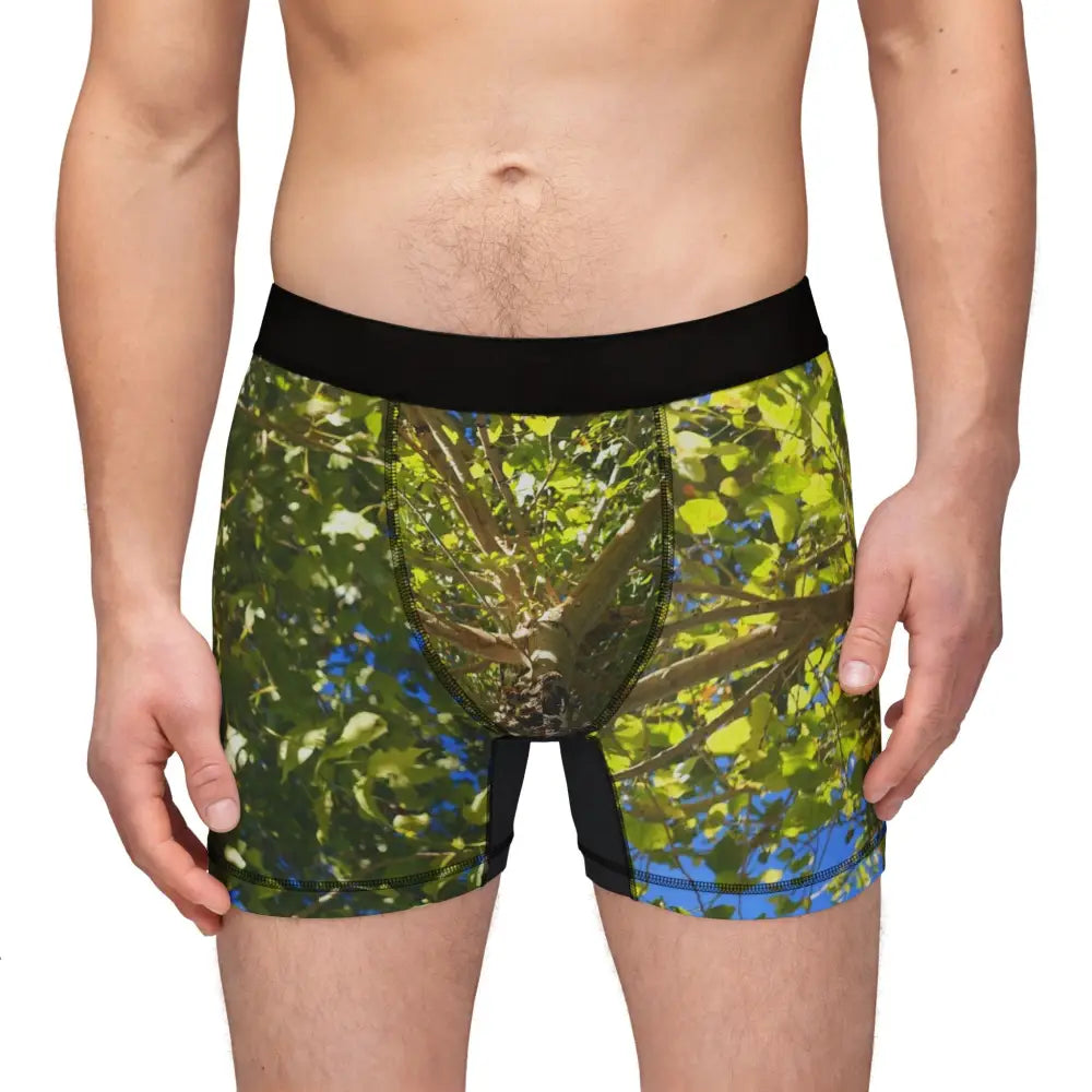 ’Morning Wood’ Trunk View Boxer Briefs - All Over Prints