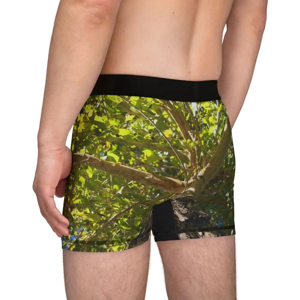 ’Morning Wood’ Trunk View Boxer Briefs - All Over Prints