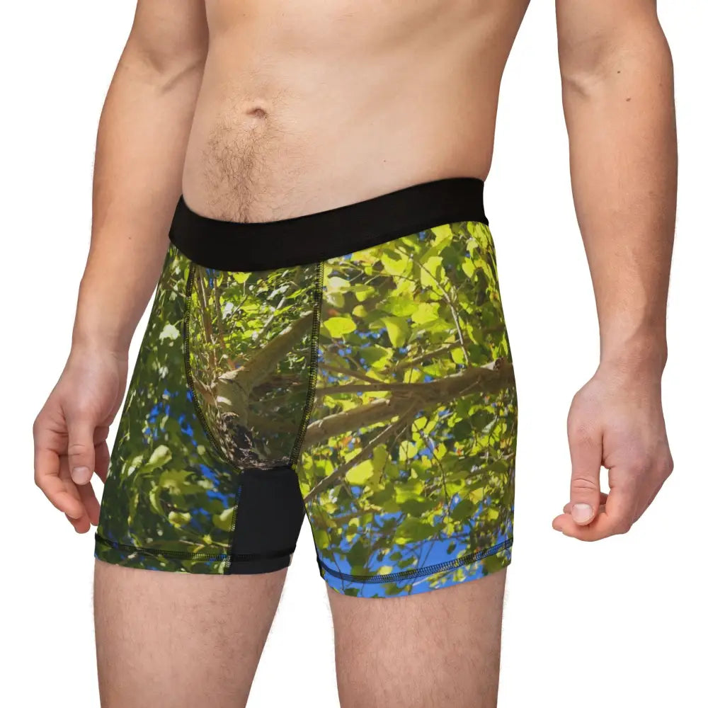 ’Morning Wood’ Trunk View Boxer Briefs - All Over Prints