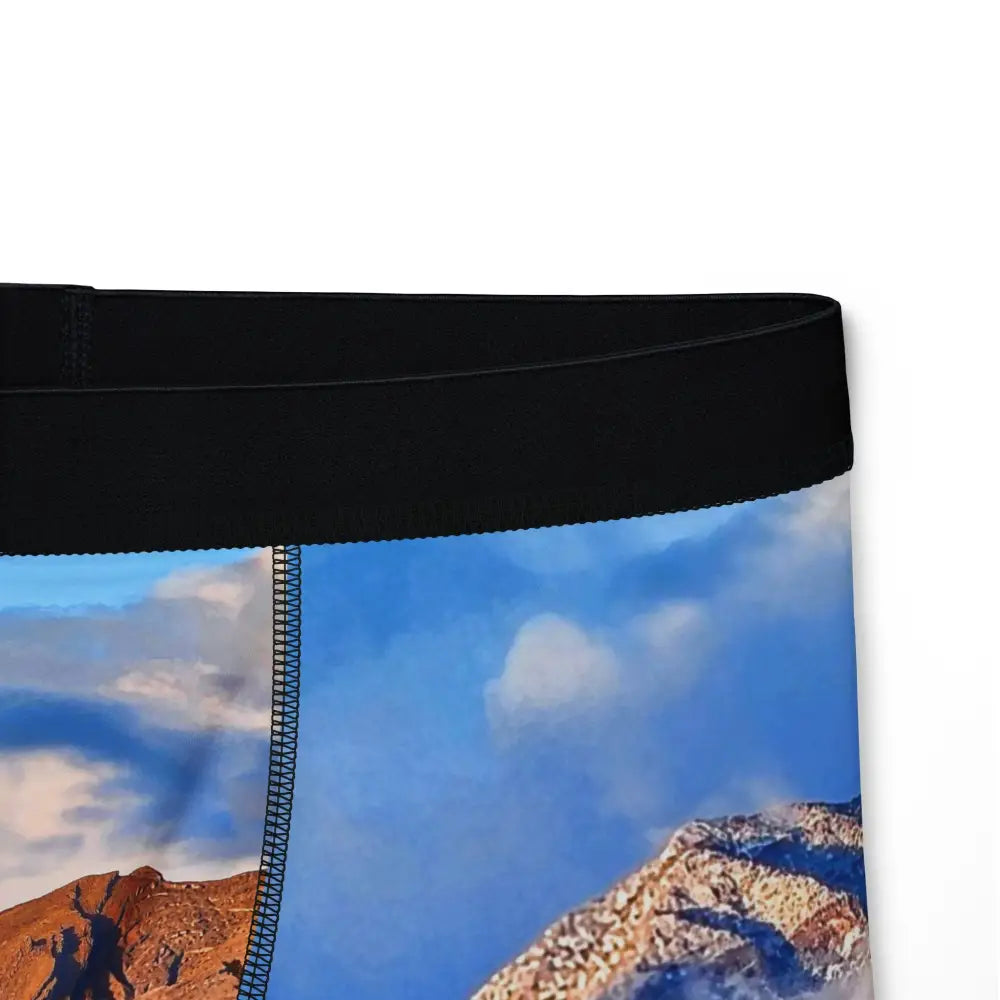 ’Mountains Whisper’ Designer Boxer Briefs - All Over Prints