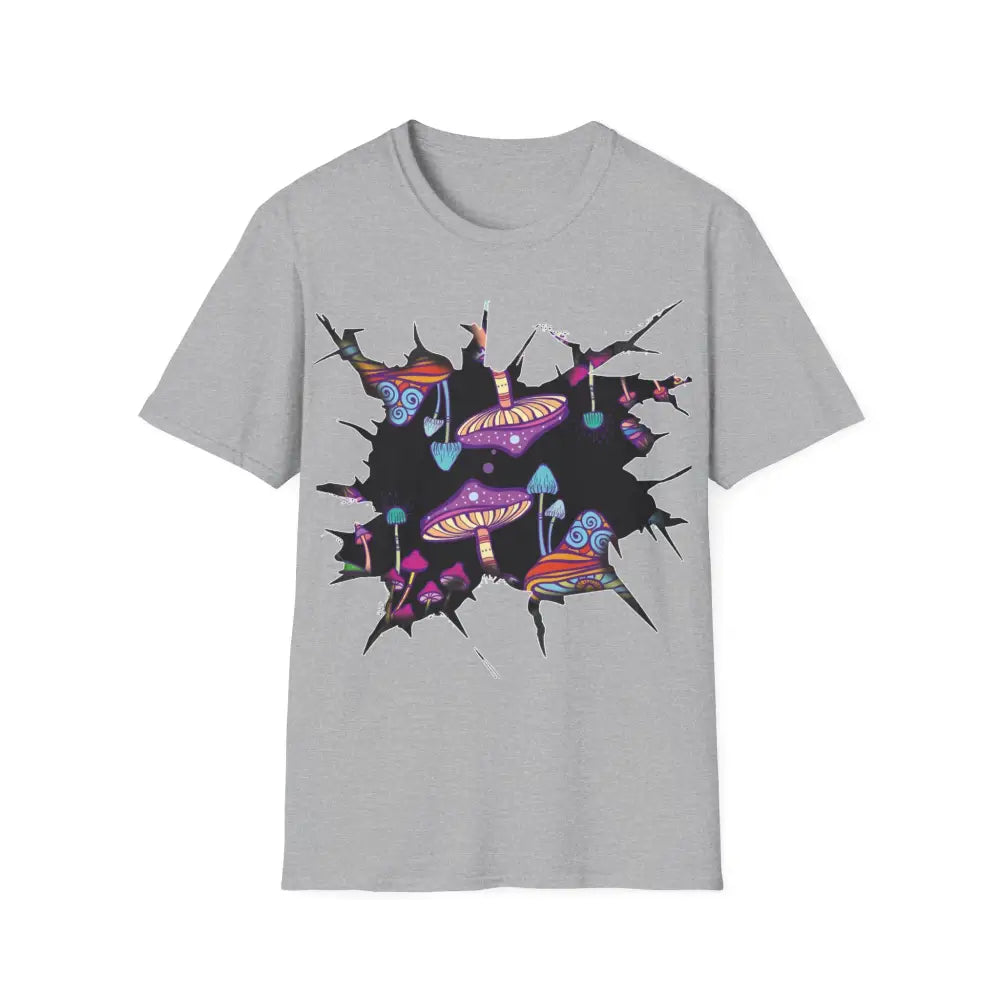 Mushroom Shirt Magic Mushroom TShirt Trippy Mycology T-shirt Alt Clothes Pop Art Mushroom Clothes Mushroom Lovers