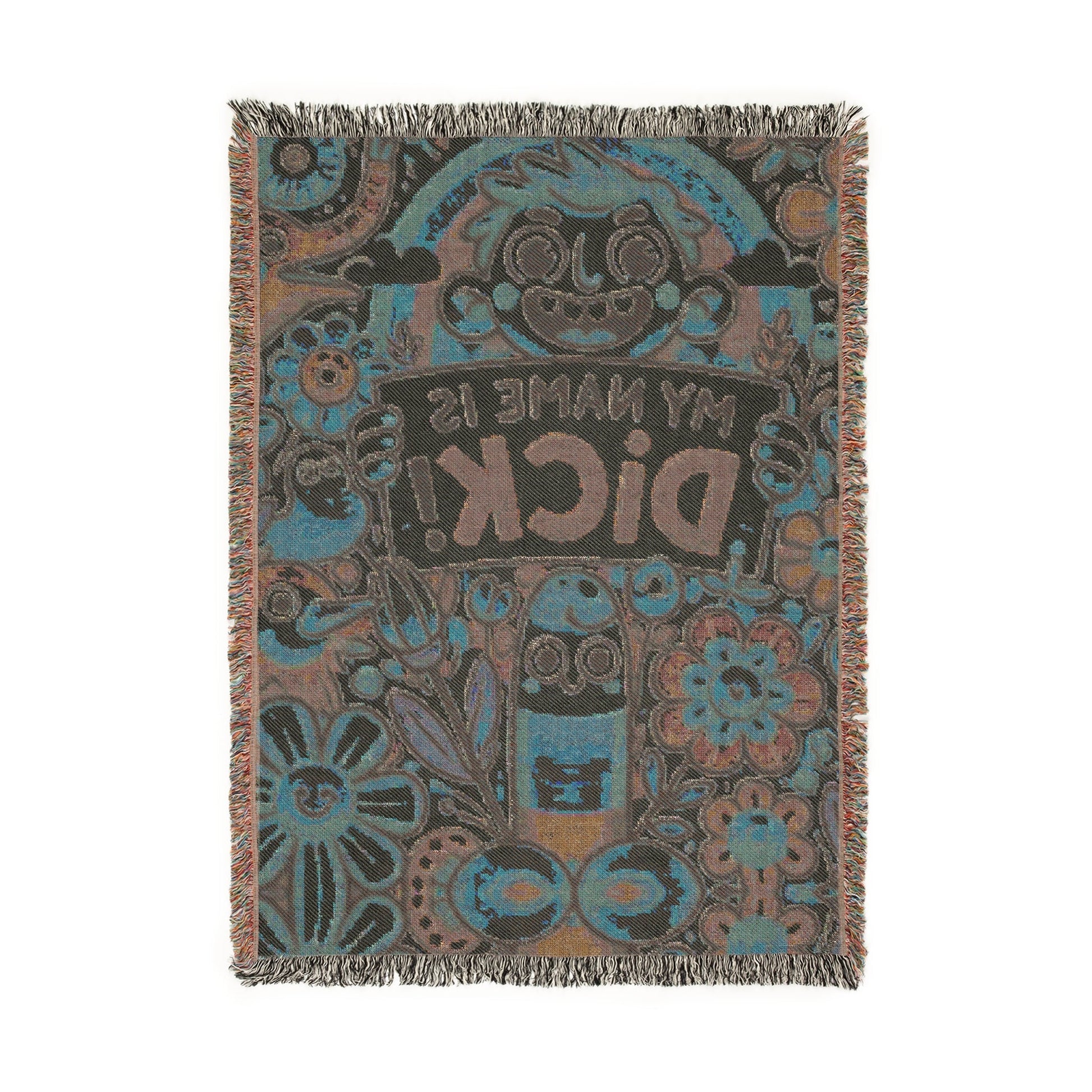 My Name Is Dick – Woven Blanket Home Decor