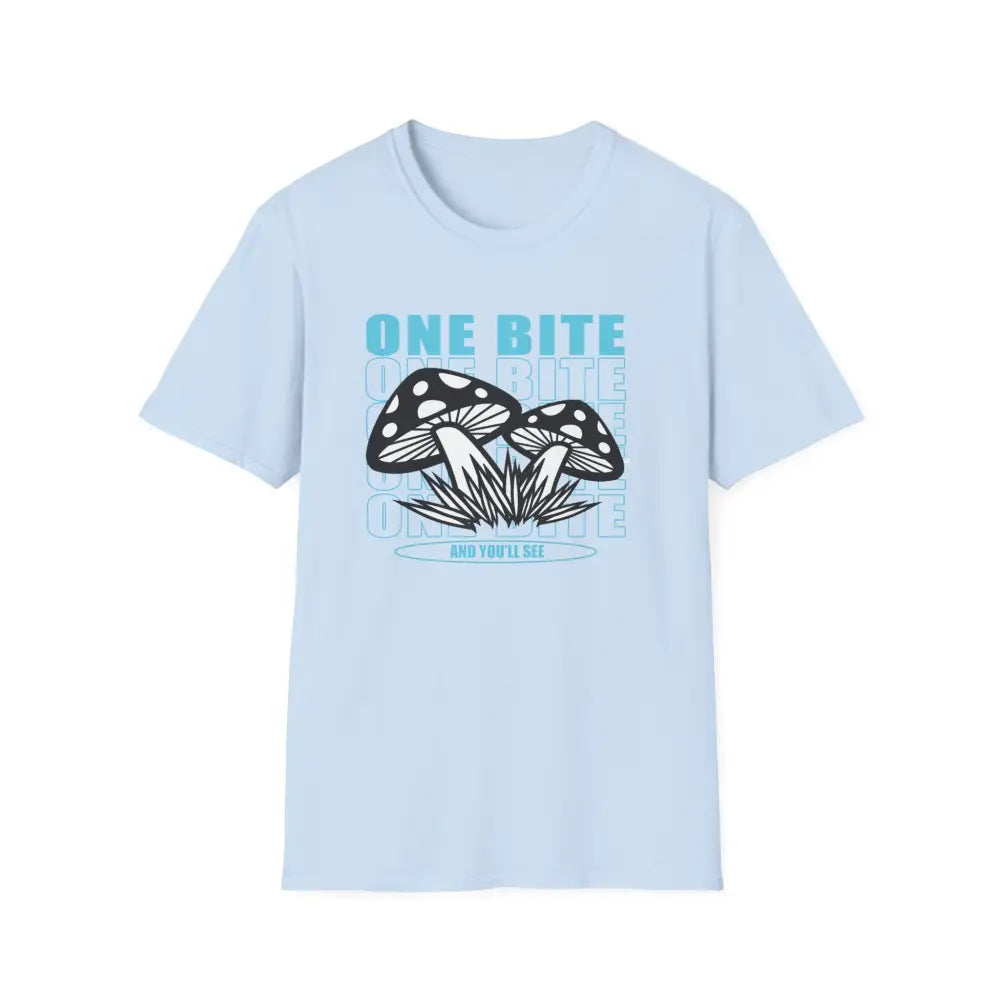 One Bite and You’ll See Mushroom Shirt Mushroom Shirt Magic Mushroom TShirt Mycology T-shirt Mushroom Clothes