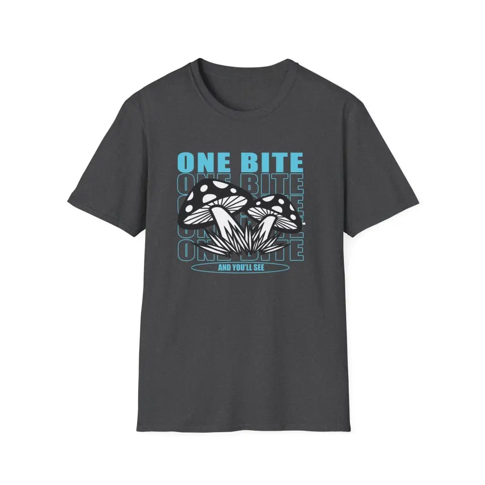 One Bite and You’ll See Mushroom Shirt Mushroom Shirt Magic Mushroom TShirt Mycology T-shirt Mushroom Clothes