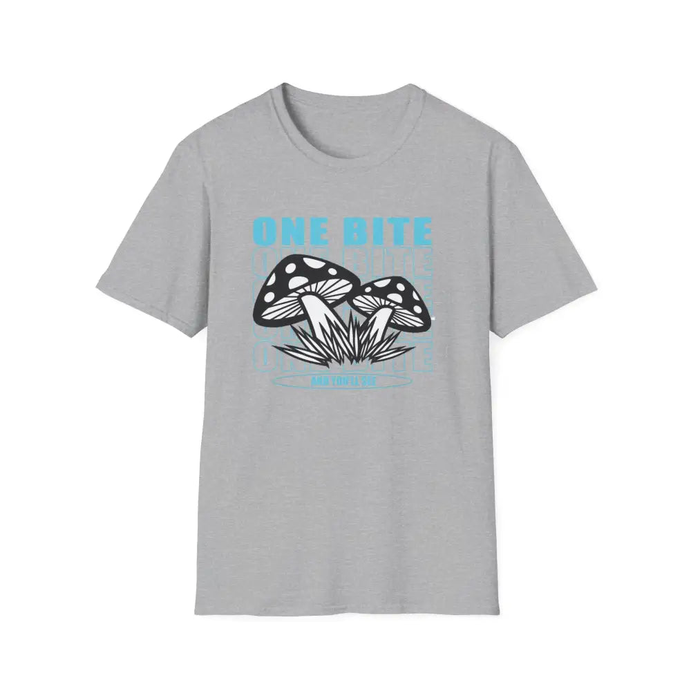 One Bite and You’ll See Mushroom Shirt Mushroom Shirt Magic Mushroom TShirt Mycology T-shirt Mushroom Clothes