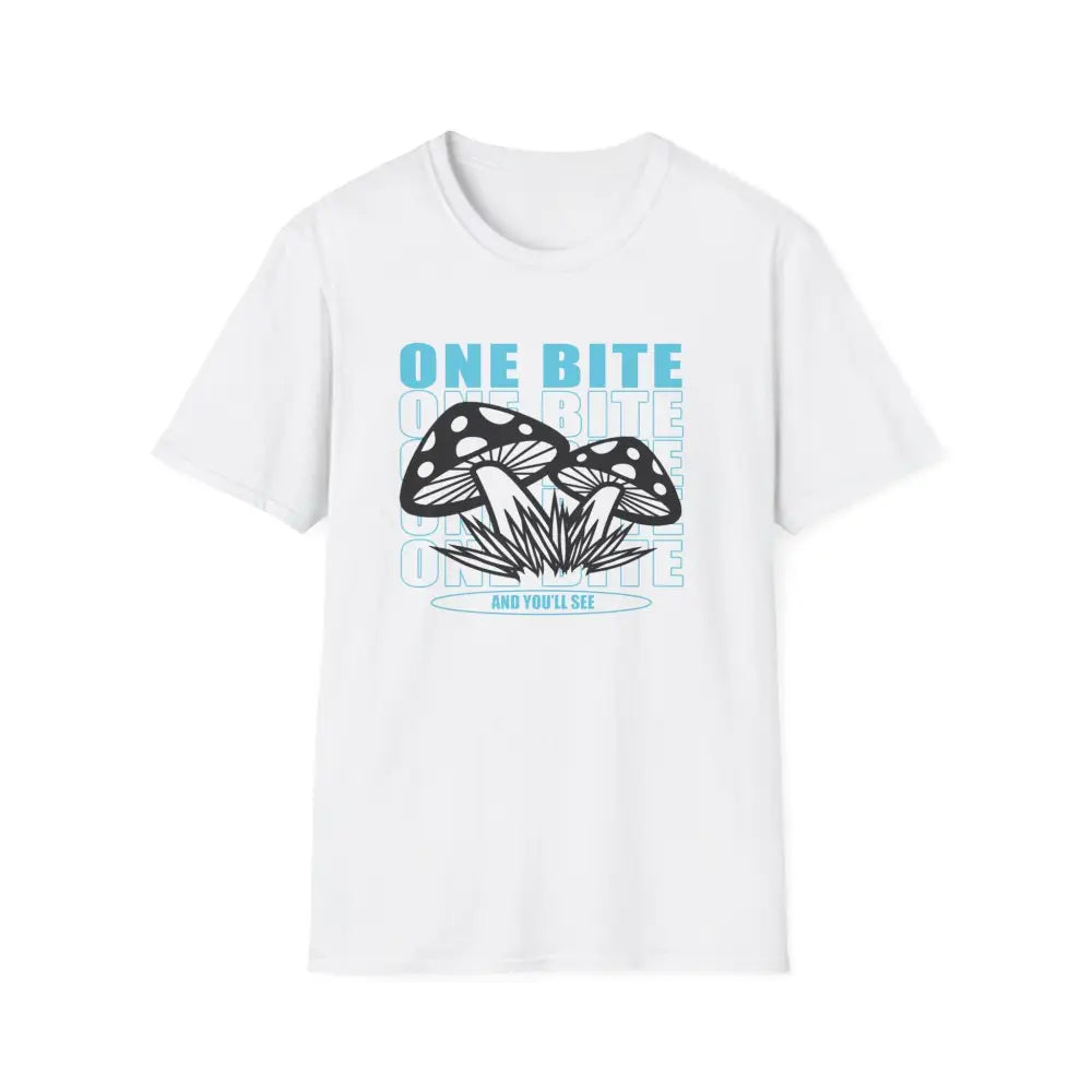 One Bite and You’ll See Mushroom Shirt Mushroom Shirt Magic Mushroom TShirt Mycology T-shirt Mushroom Clothes