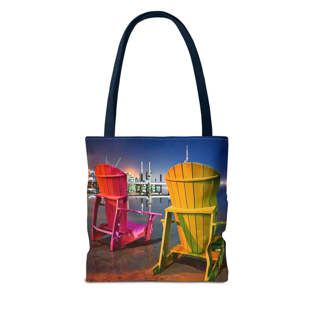 Pensacola Bay Beach Chair Breeze - Authentic Courtney Photography Tote Bag - Bags