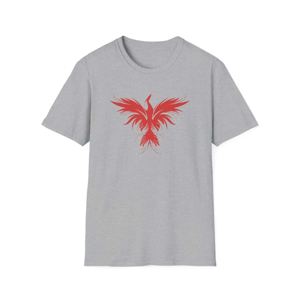 Phoenix T-Shirt For Men & Women, Firebird Tee, Phoenix Rising T-Shirt Gift, Phoenix Rising Mythological Shirt, Thunderbird Shirt