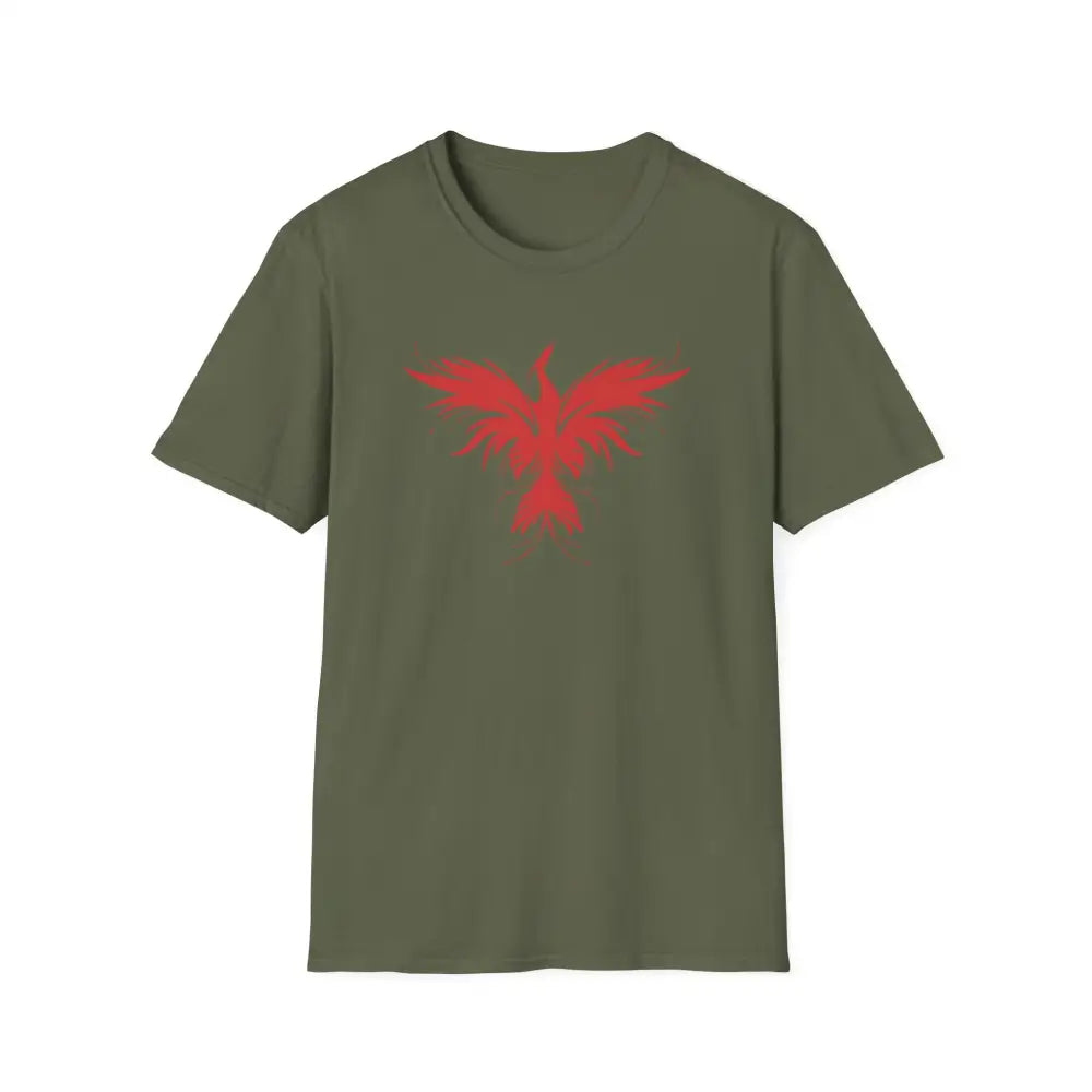 Phoenix T-Shirt For Men & Women Firebird Tee Phoenix Rising T-Shirt Gift Phoenix Rising Mythological Shirt Thunderbird