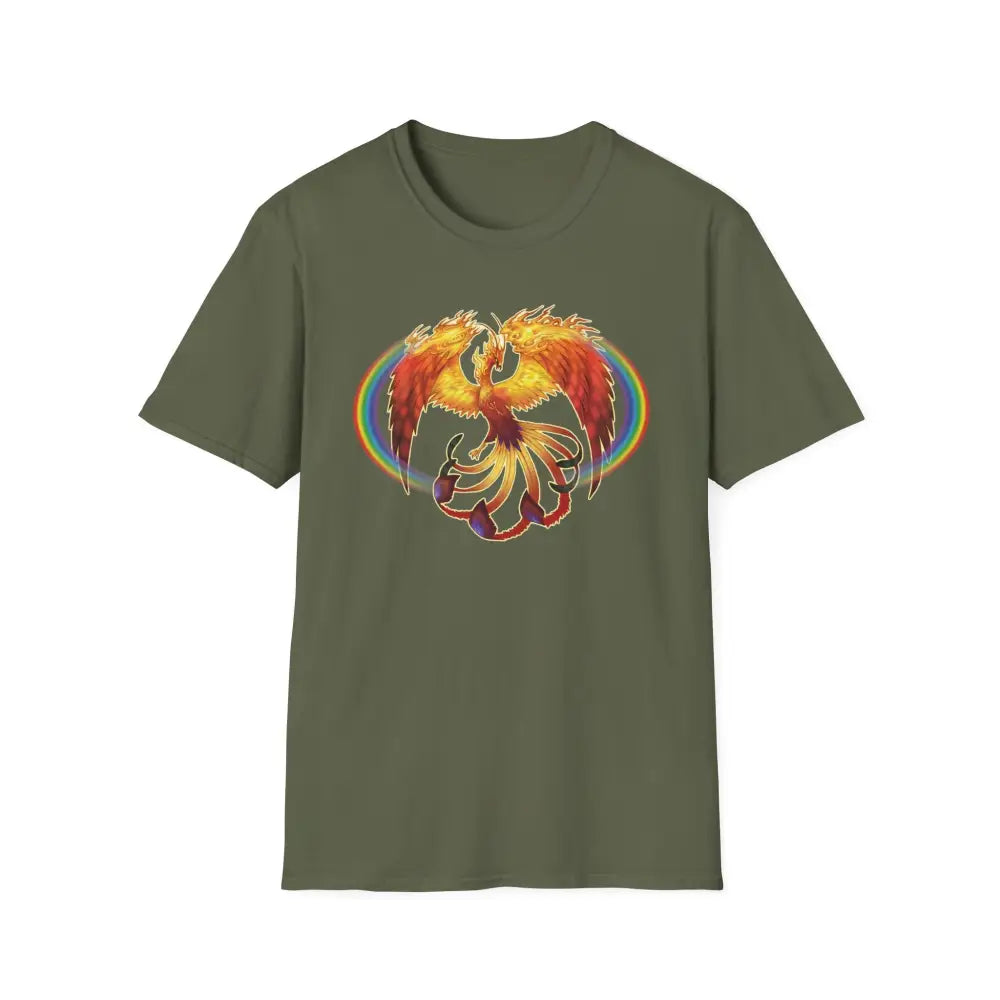 Phoenix T-Shirt For Men & Women Firebird Tee Phoenix Rising T-Shirt Gift Phoenix Rising Mythological Shirt Thunderbird