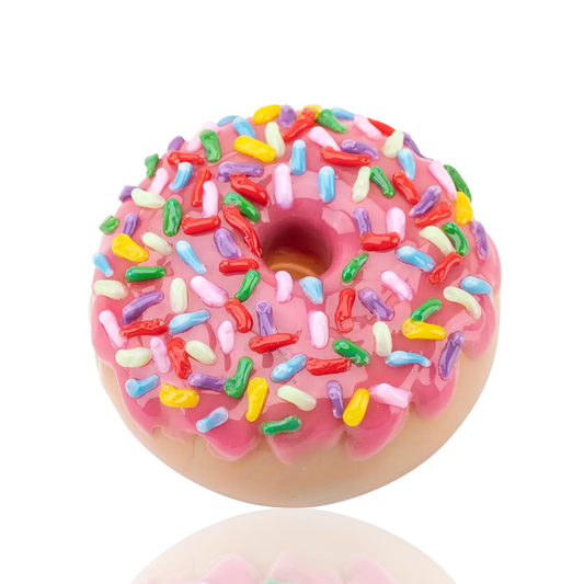 Pink Sprinkle Donut Dry Pipe - Dry Pipe